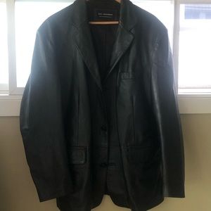BOD & CHRISTENSEN leather jacket, black